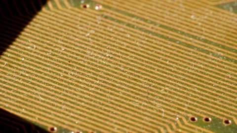 Electronic circuit board close-up background Stock Footage 279888022