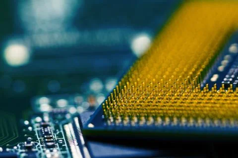 Electronic circuit board close up. Background can use the Internet Stock Photos