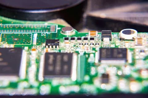 Electronic circuit Board of the computer 写真素材
