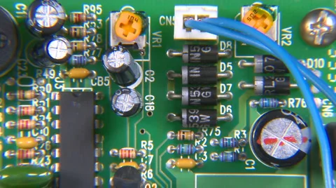 Electronic circuit board dolly forward right Stock Footage 5503270