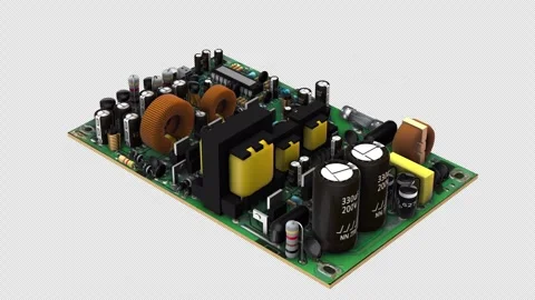 Electronic Circuit Board Stock Footage 253904375