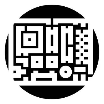 Electronic circuit board icon representing technology hardware Stockillustratie