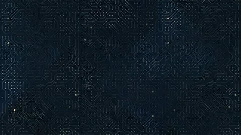 Electronic circuit board pattern, complex futuristic background or in a deep Stock Footage 320767681