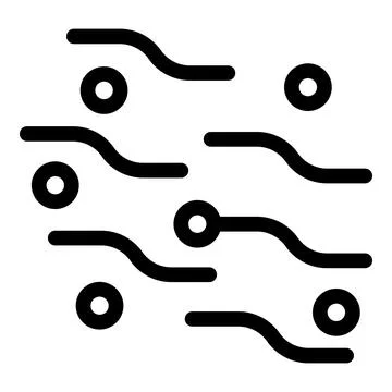 Electronic circuit board pattern showing microchip technology 스톡 일러스트
