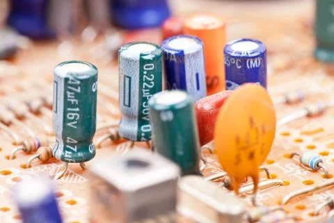 Electronic circuit board Stock Photos