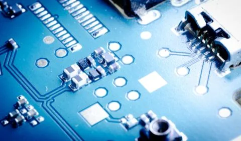 Electronic circuit board Stock Photos