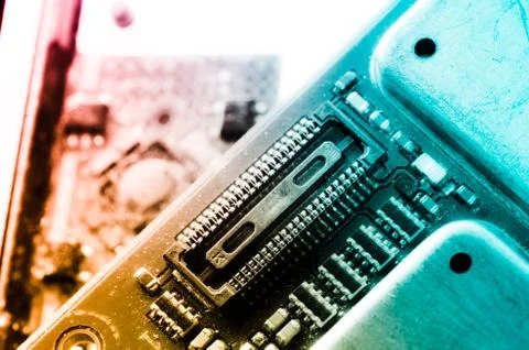 Electronic circuit board Stock Photos
