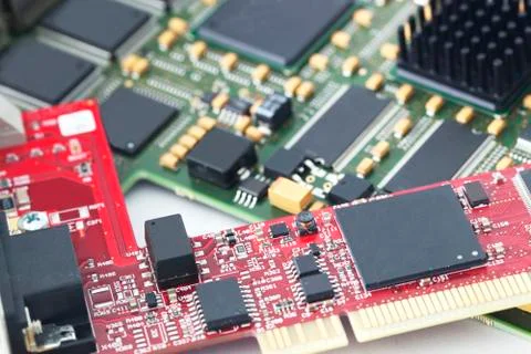 Electronic circuit board Stock Photos