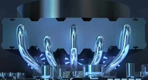 Electronic circuit board Foto stock