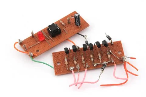Electronic circuit board Stock Photos