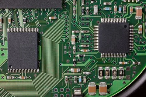Electronic circuit board Stock Photos
