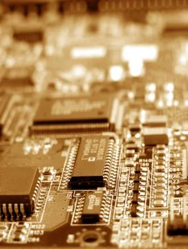 Electronic circuit board Stock Photos