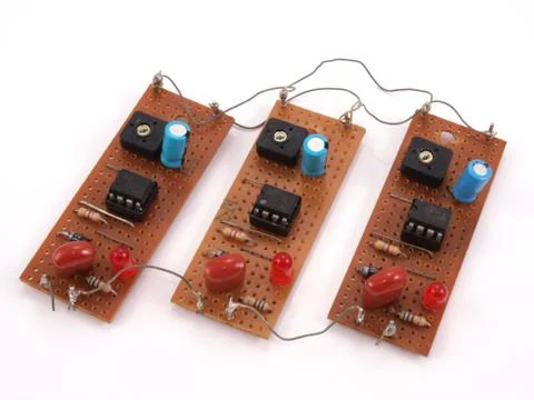 Electronic circuit board Stock Photos