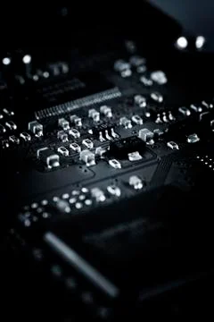 Electronic circuit board Stock Photos