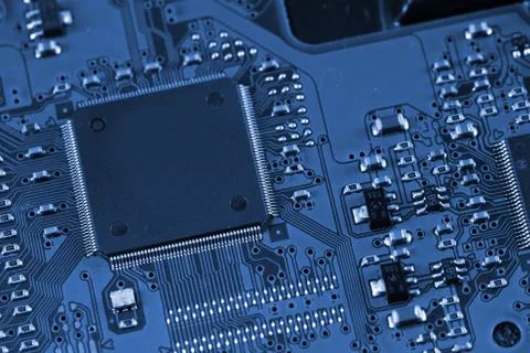 Electronic circuit board Foto stock