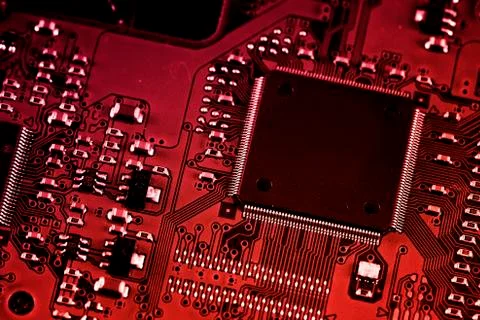 Electronic circuit board Stock Photos