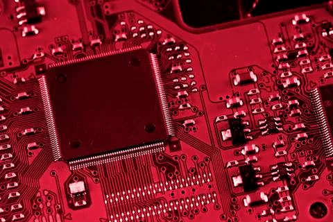 Electronic circuit board Stock Photos