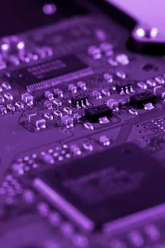 Electronic circuit board Stock Photos