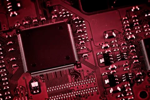 Electronic circuit board Stock Photos