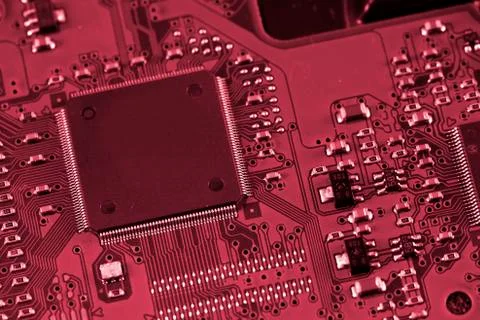 Electronic circuit board Stock Photos