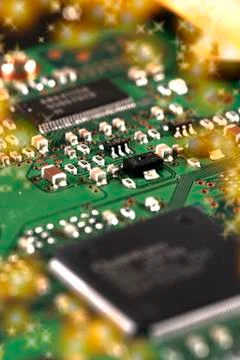 Electronic circuit board Stock Photos