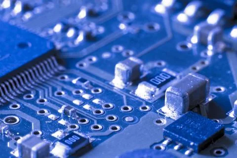 Electronic circuit board Stock Photos