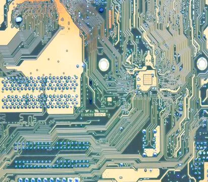 Electronic circuit board Foto stock