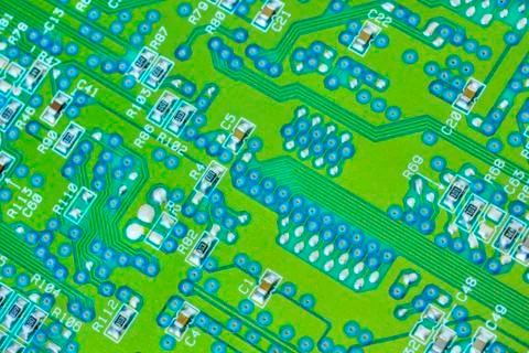 Electronic circuit board Stock Photos