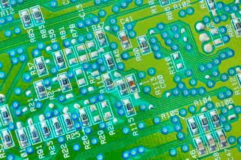 Electronic circuit board Stock Photos
