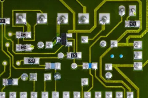 Electronic Circuit Board Foto stock