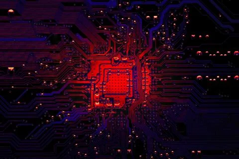 Electronic circuit board Stock Photos