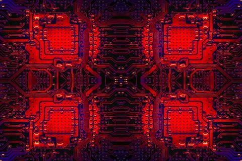 Electronic circuit board Stock Photos