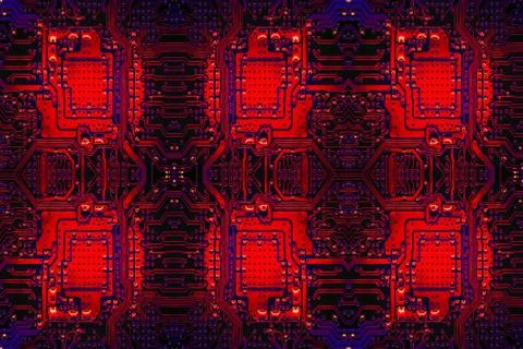 Electronic circuit board Stock Photos