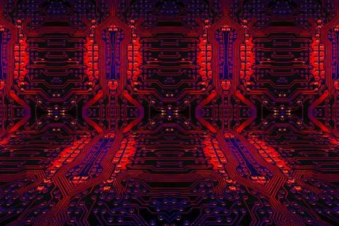 Electronic circuit board Stock Photos