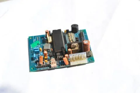 Electronic circuit board.. Stock Photos