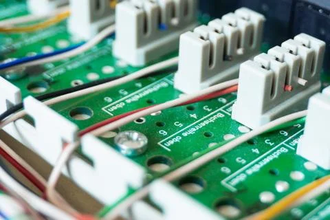 Electronic circuit board Stock Photos