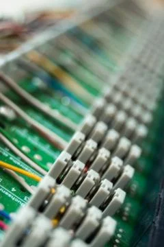 Electronic circuit board Stock Photos
