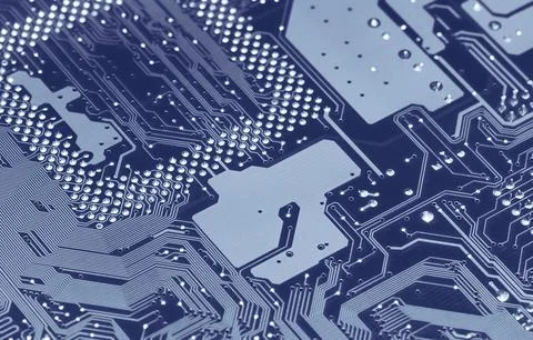 Electronic circuit board Foto stock