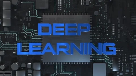 Electronic circuit board with processor Video stock 266296798