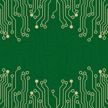Electronic circuit board. Technology background circuit board texture. vector Stock-Illustration