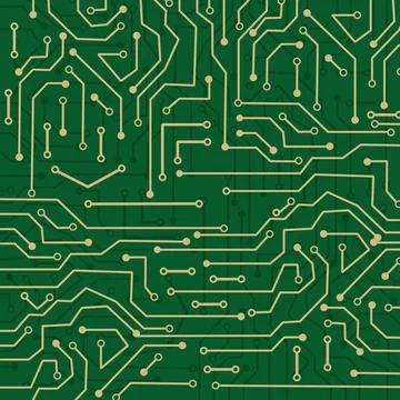 Electronic circuit board. Technology background circuit board texture. vector 스톡 일러스트