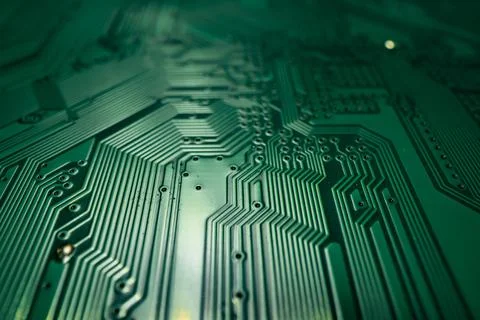 Electronic circuit board technology background. Electronic plate pattern Stock Photos