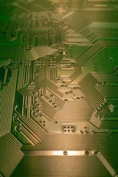 Electronic circuit board technology background. Electronic plate pattern Stock Photos