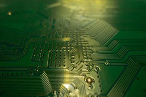 Electronic circuit board technology background. Electronic plate pattern Stock Photos