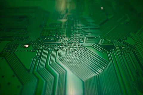 Electronic circuit board technology background. Electronic plate pattern Stock Photos