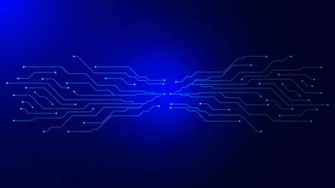 Electronic circuit board technology concept background. イラスト素材