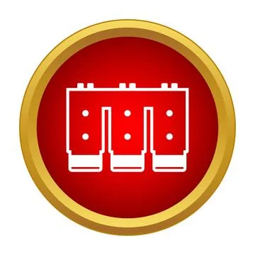Electronic circuit computer chip hardware component icon 스톡 일러스트