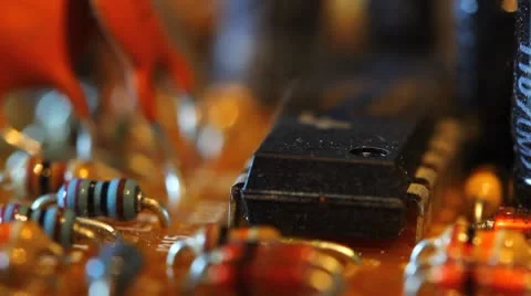 Electronic circuit 스톡 동영상 8969295