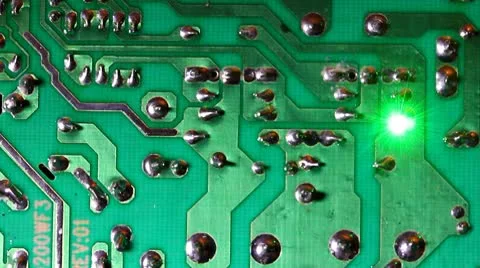 Electronic circuit Stock Footage 8969326