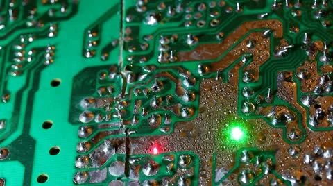 Electronic circuit Stock Footage 8969351